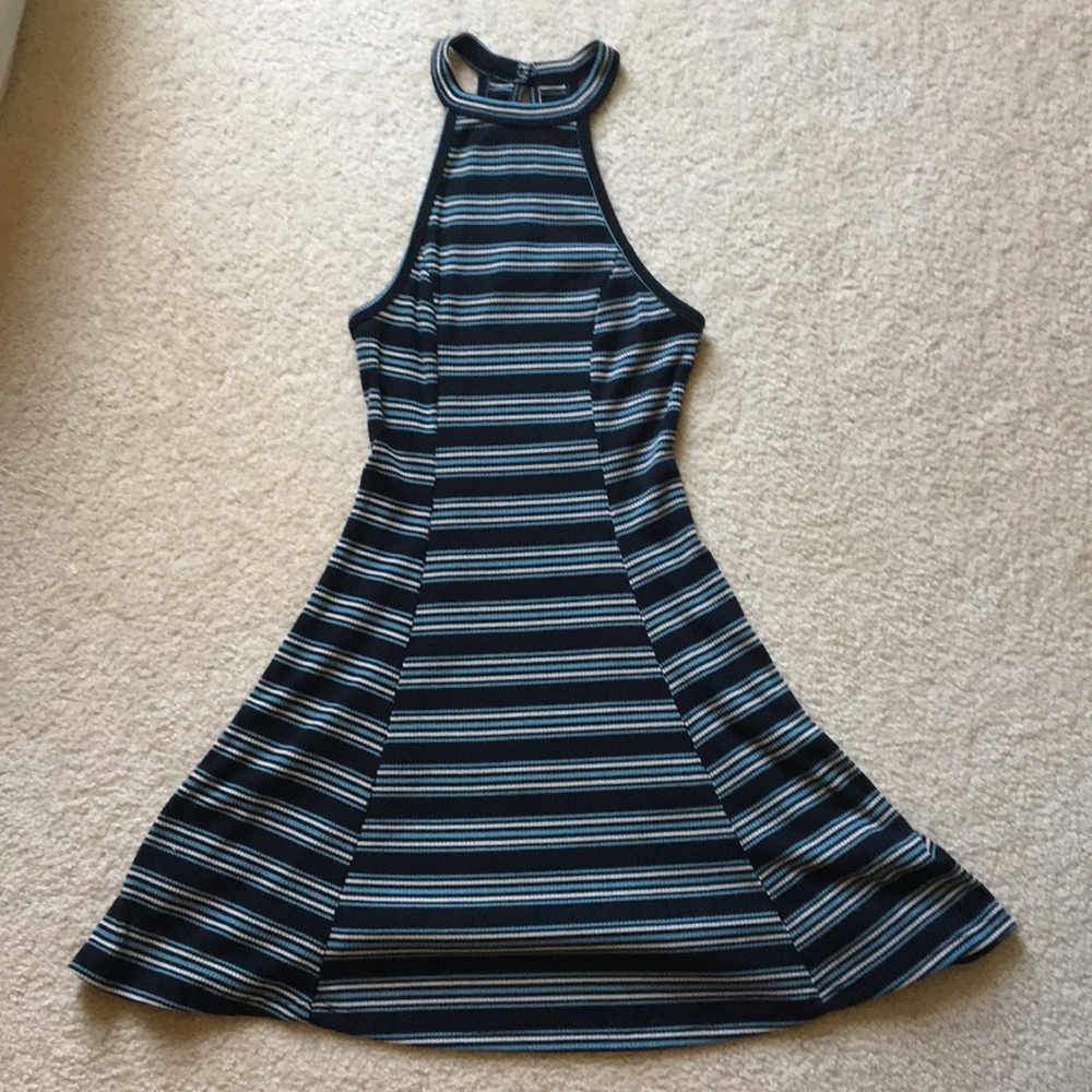 Blue and white dress (Hollister)